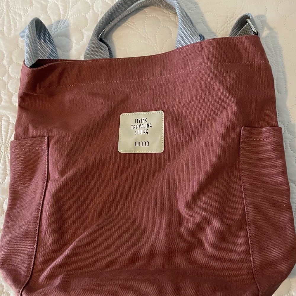 Canvas crossbody bag